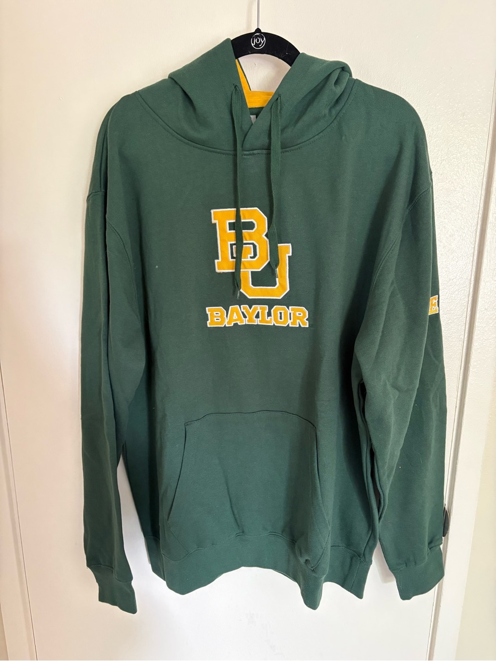 Stadium Athletics Green and Yellow Baylor Pullover Hoodie